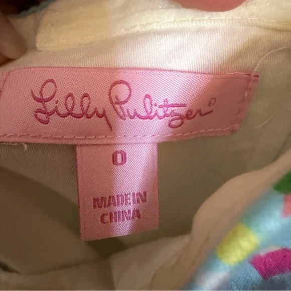 Lilly Pulitzer Lottie Strapless Dress size 0 - Picture 4 of 7